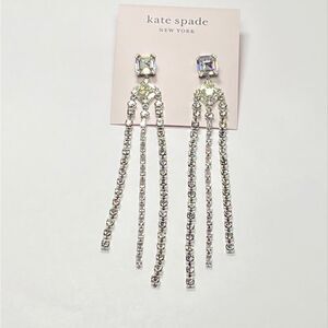 Kate Spade glitzville fringe earrings